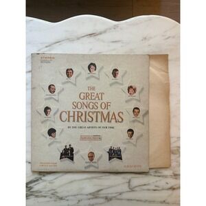 Vintage 1967 Great Songs of Christmas Album Seven Vinyl LP Goodyear